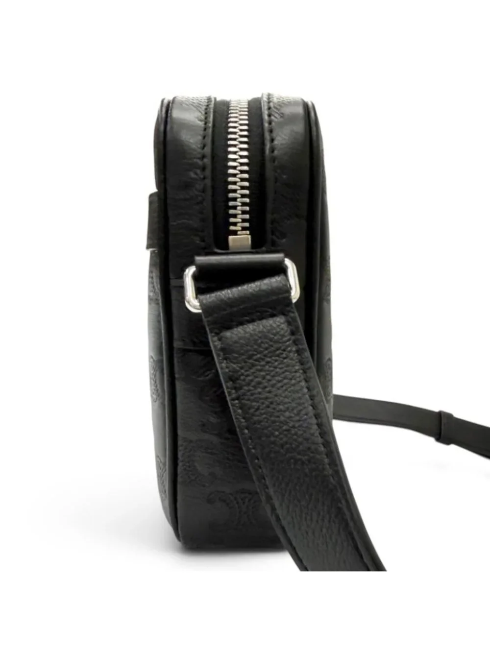 Celine Horizontal Messenger Leather Triomphe Medium Shoulder Bag